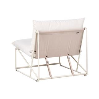 Beliani Stuhl mit Sitzkissen aus Stahl Industriell PICO  