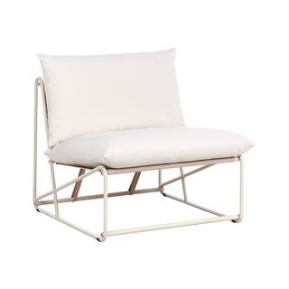 Beliani Stuhl mit Sitzkissen aus Stahl Industriell PICO  