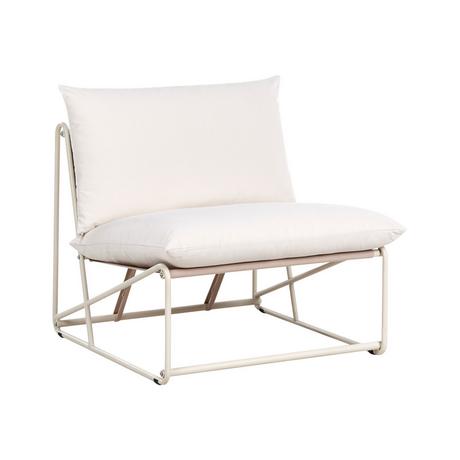 Beliani Stuhl mit Sitzkissen aus Stahl Industriell PICO  