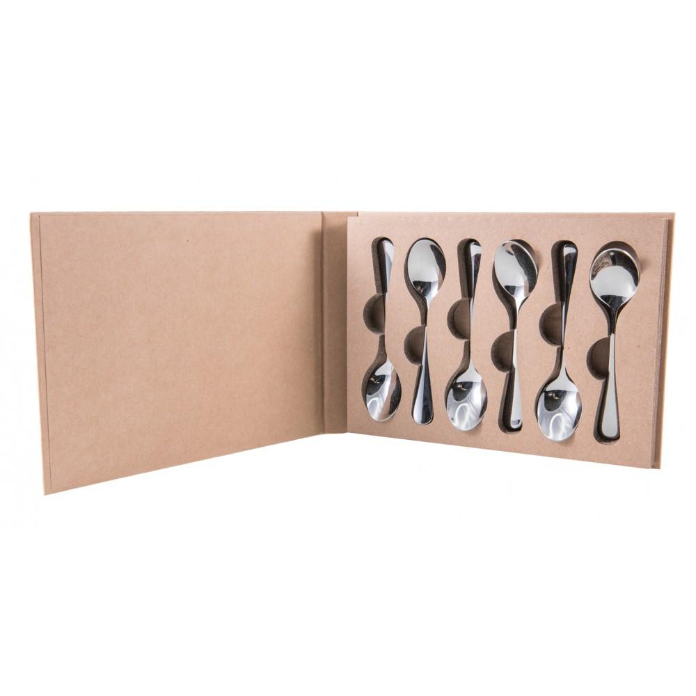 Aulica  SET 6 CUILLERES INOX 