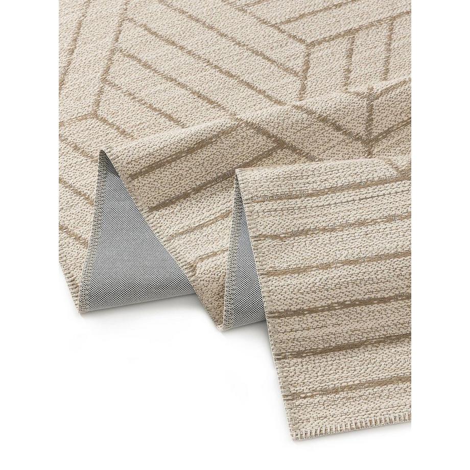 Benuta Tappeto a tessitura piatta Elena Crema/Beige  