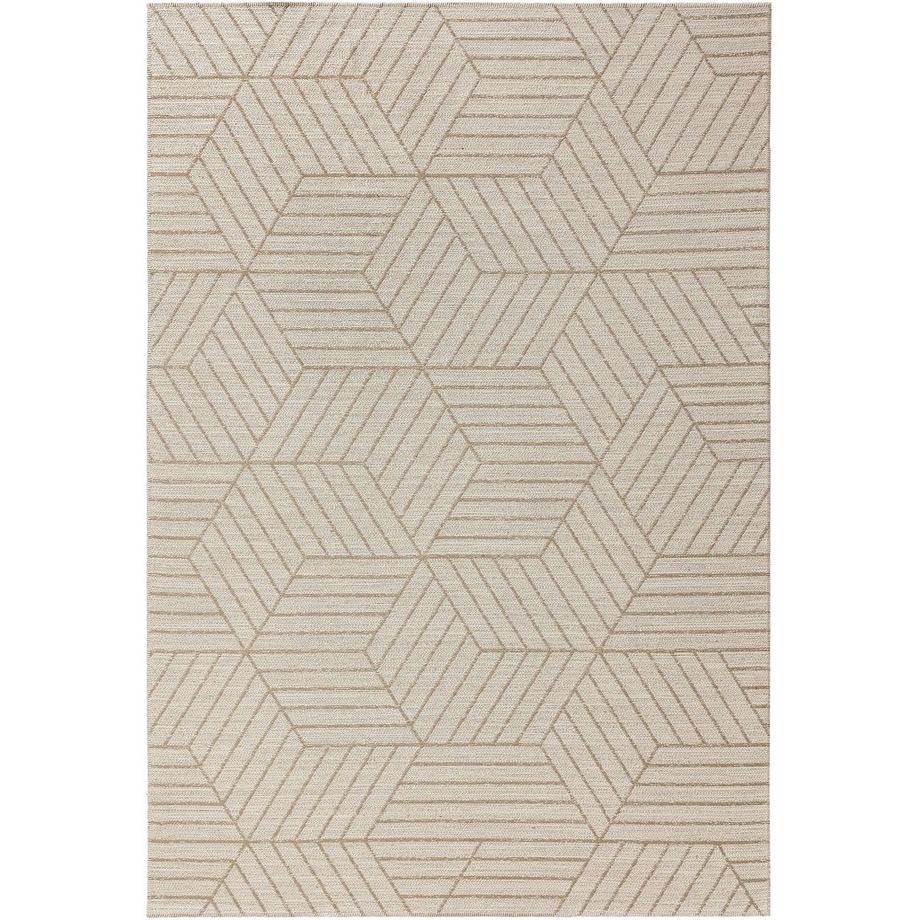 Benuta Tappeto a tessitura piatta Elena Crema/Beige  