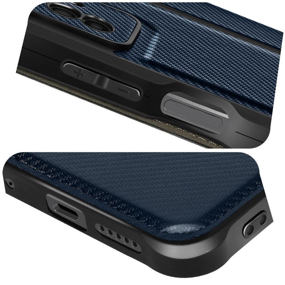 Avizar  Custodia Redmi Note 12S carbonio blu 