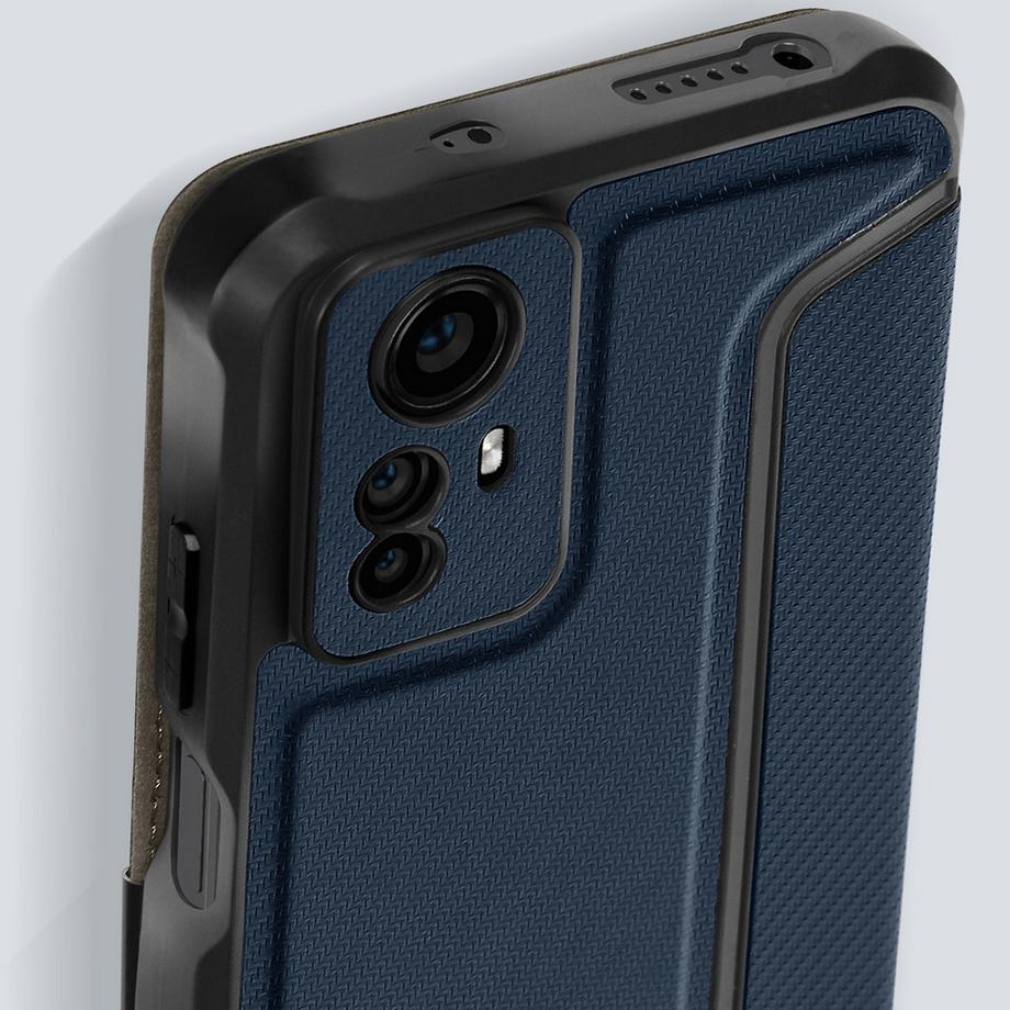 Avizar  Custodia Redmi Note 12S carbonio blu 