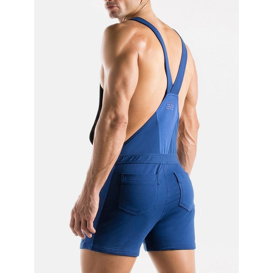 Code22  Kurze Latzhose Stretch 