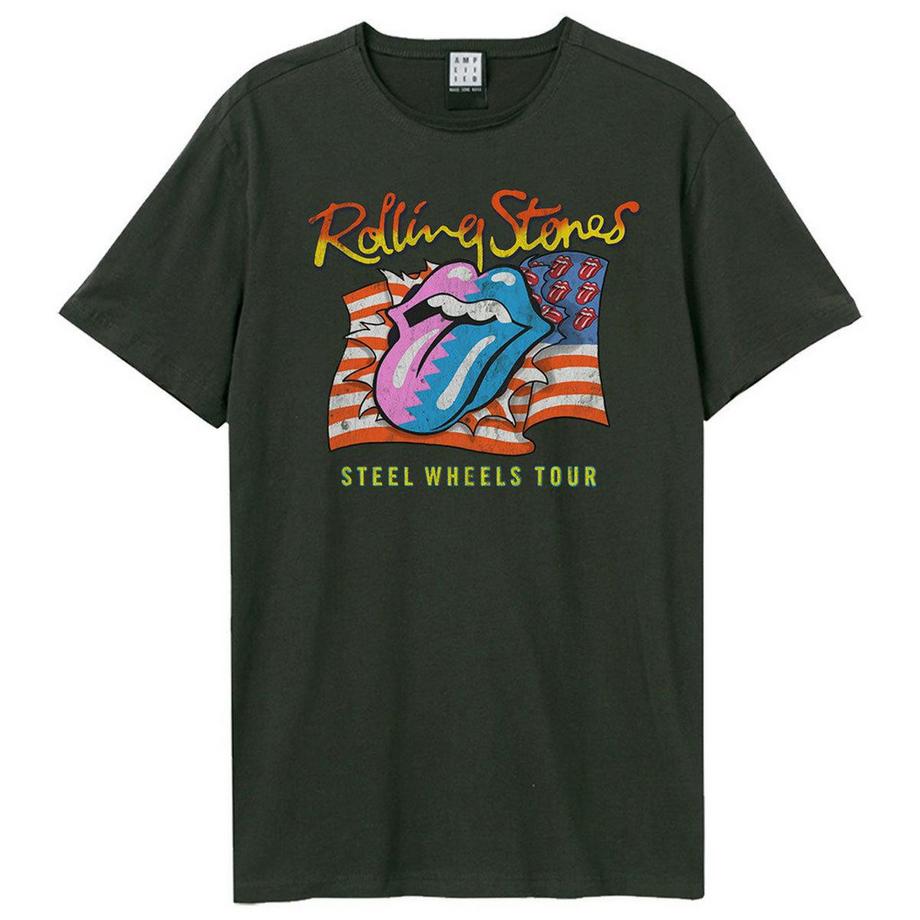 Amplified Rolling Stones Steel Wheels Tour T-Shirt  