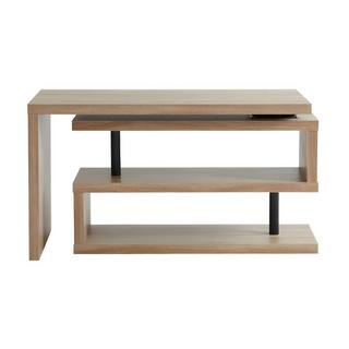 Vente-unique Schreibtisch Tischplatte um 3°schwenkbar MDF Eichefarben NICEPHORE II  