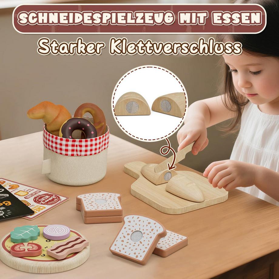 Activity-board  Kinderküchenzubehör, Spielküchenzubehör, Pizza Kinderküche, Backset 