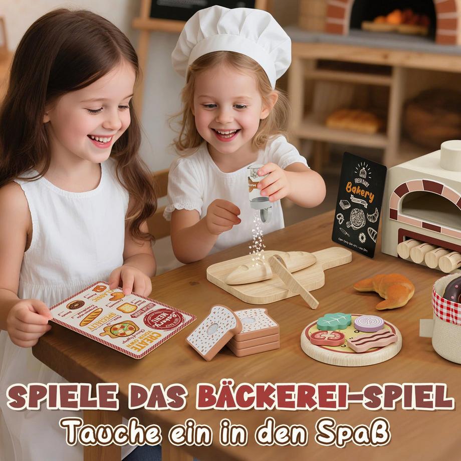 Activity-board  Kinderküchenzubehör, Spielküchenzubehör, Pizza Kinderküche, Backset 