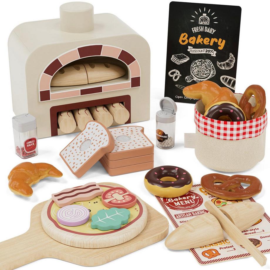 Activity-board  Kinderküchenzubehör, Spielküchenzubehör, Pizza Kinderküche, Backset 