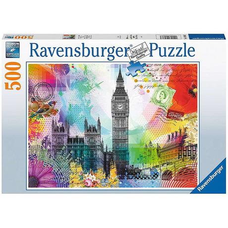 Ravensburger  Puzzle Grüsse aus London (500Teile) 