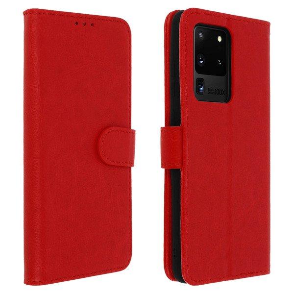 Avizar  Custodia Folio Galaxy S20 Ultra Rosso 