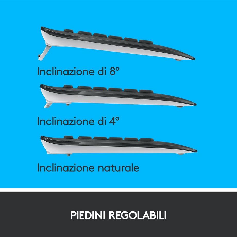 Logitech  MK540 Advanced (IT, Kabellos) 