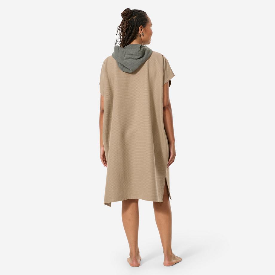DECATHLON  Poncho microfibre surf, 150 kaki 