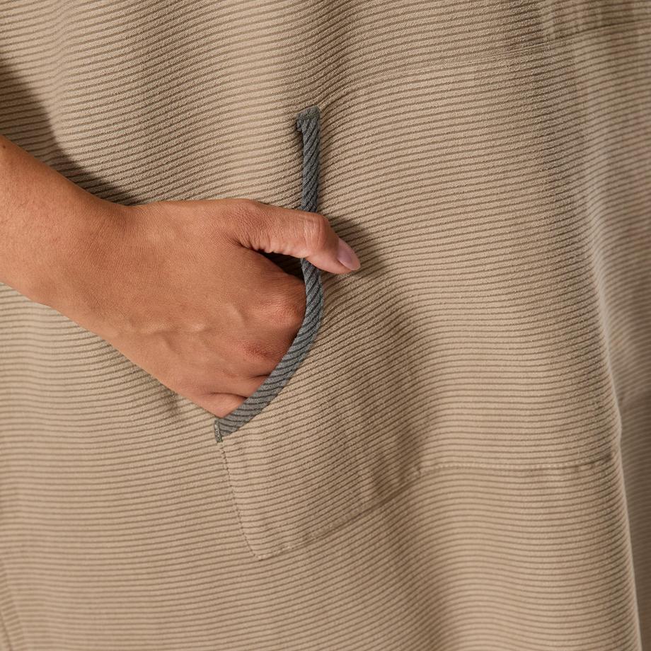 DECATHLON  Poncho microfibre surf, 150 kaki 