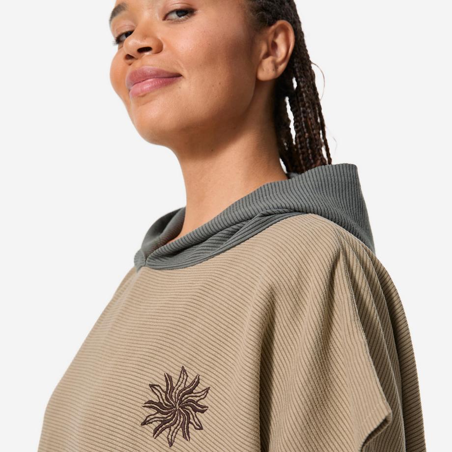 DECATHLON  Poncho microfibre surf, 150 kaki 