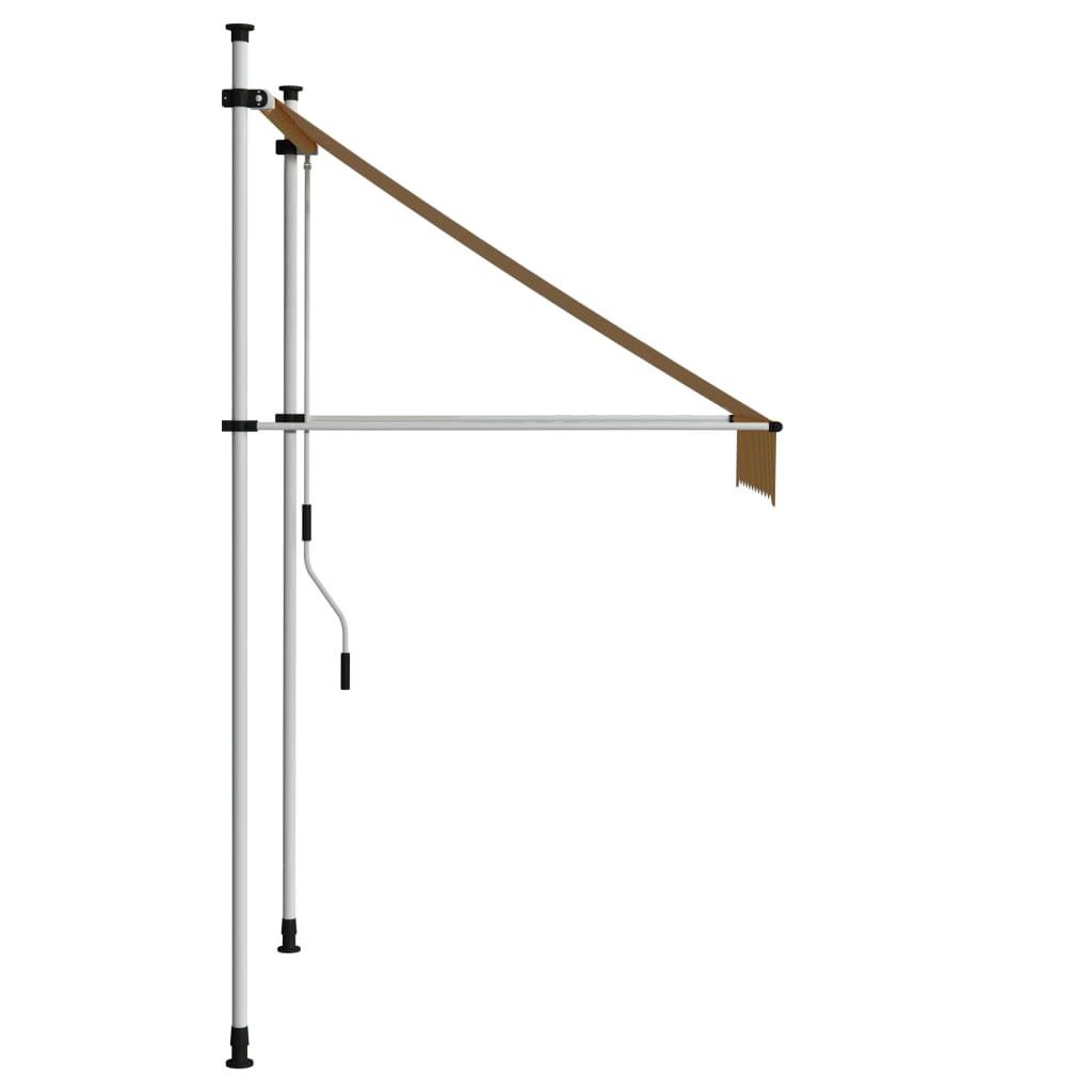 VidaXL Auvent rétractable tissu  