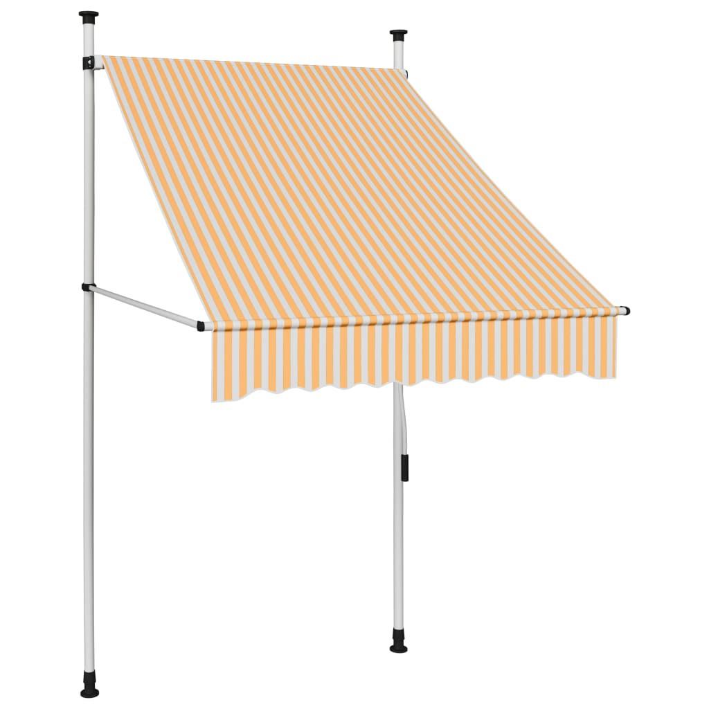 VidaXL Auvent rétractable tissu  