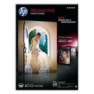 HEWLETT PACKARD HP Premium Plus Photo Paper A4 CR672A InkJet 300g, glossy 20 Blatt  