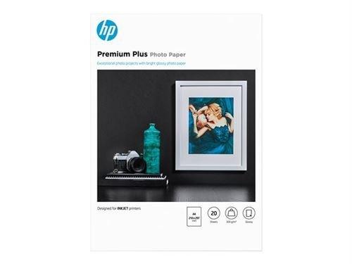 HEWLETT PACKARD HP Premium Plus Photo Paper A4 CR672A InkJet 300g, glossy 20 Blatt  