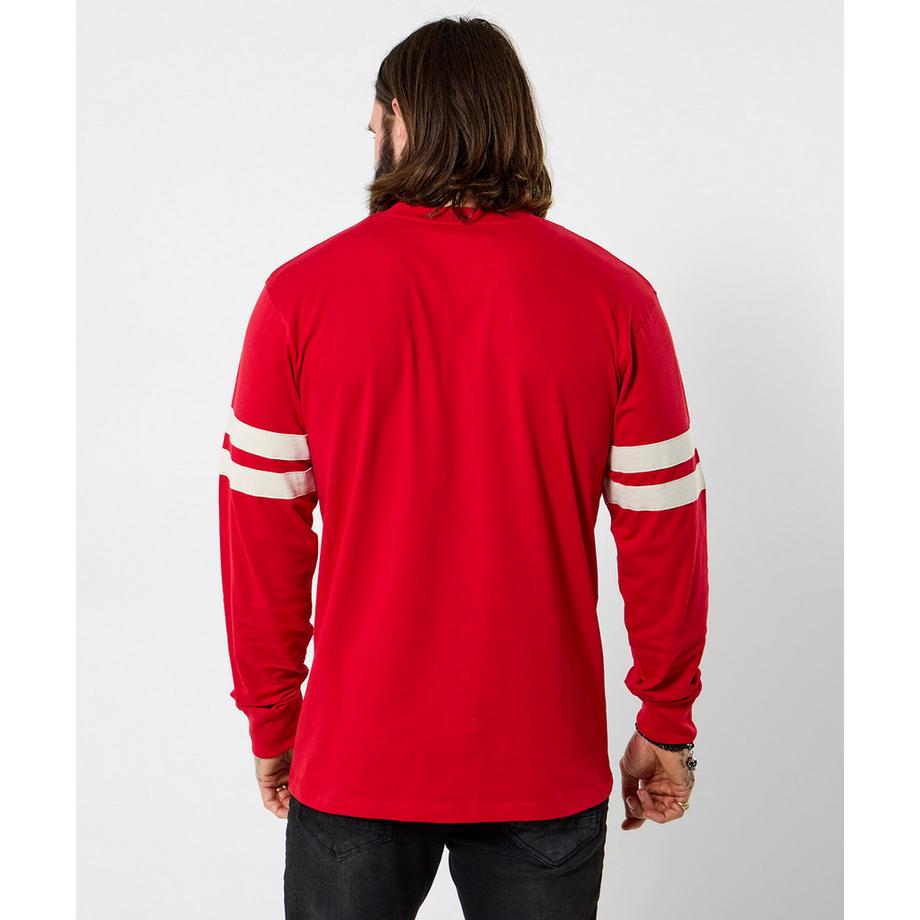 Joe Browns Langarmshirt im Rennsport-Stil mit Rundhalsausschnitt  