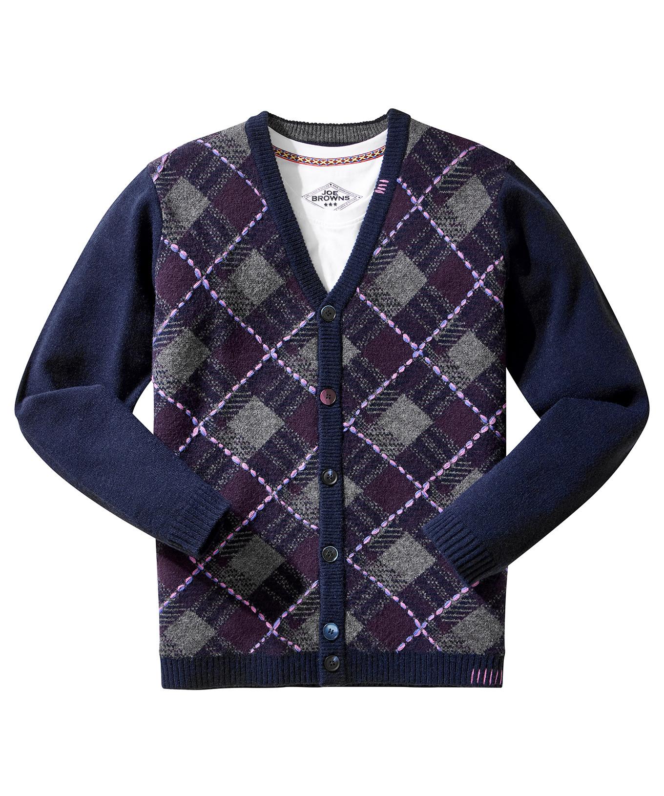 Joe Browns Eleganter Argyle Cardigan  