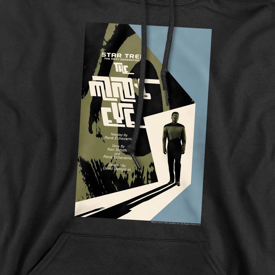 Star Trek The Next Generation Season 4 Episode 24 Felpa con cappuccio  