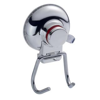 diaqua Doppelhaken mit Saugnapf verchromt  