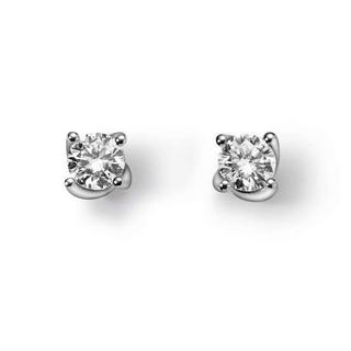 MUAU Schmuck  Clous d'oreilles en diamant 0,47ct. or blanc 750 