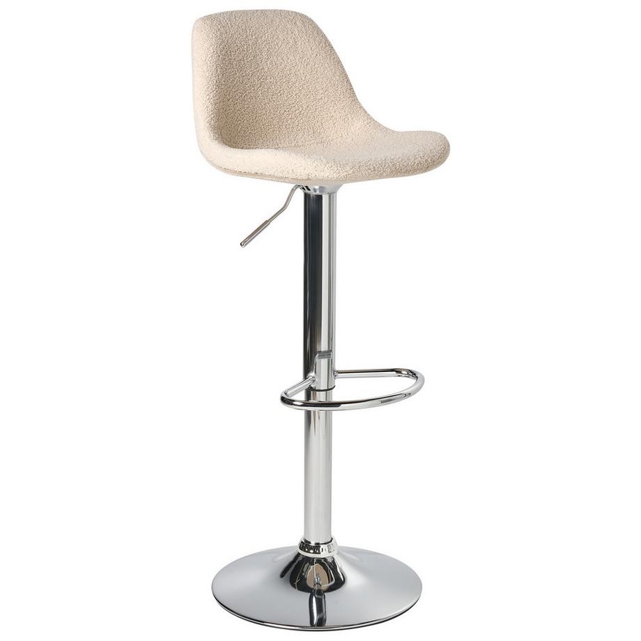 Beliani Lot de 2 tabourets de bar en Bouclé  KAHLA  