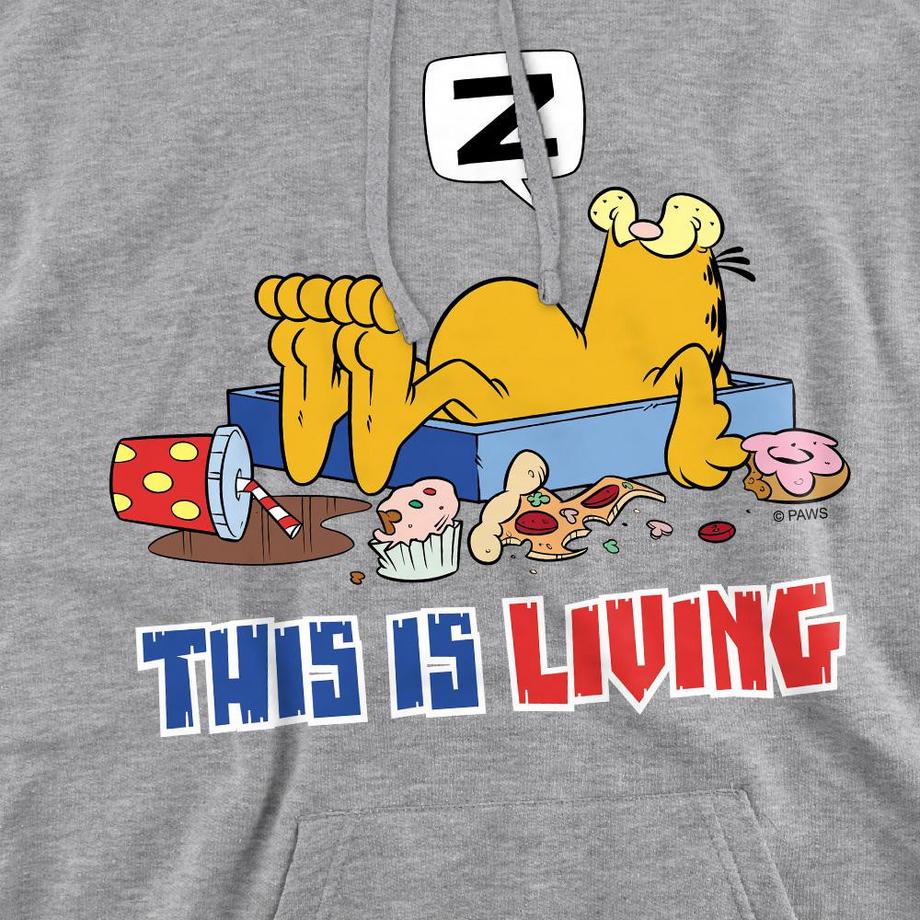 Garfield Sweat À Capuche This Is Living  
