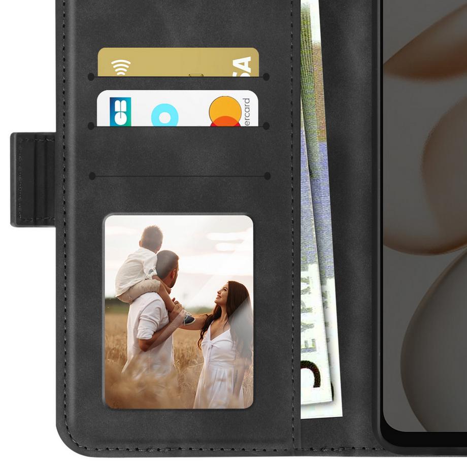 Avizar  Custodia a libro per Honor 400 Smart con portacarte rimovibile e funzione stand 