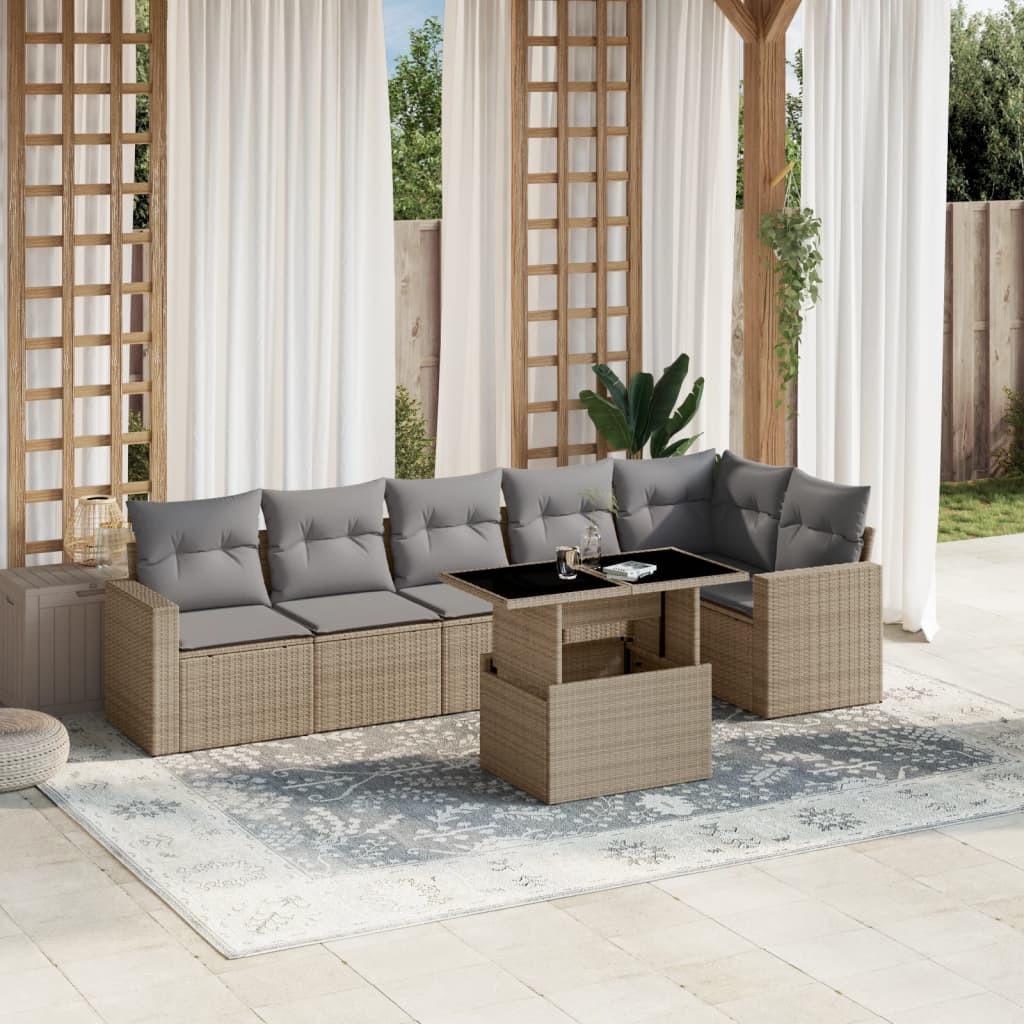 VidaXL Garten sofagarnitur poly-rattan  