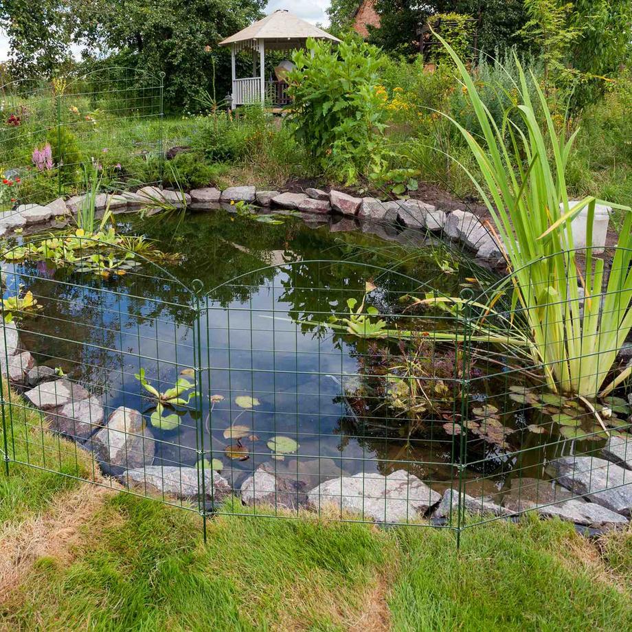 Northix  Deko-Teichzaun mit 10 Teilen 