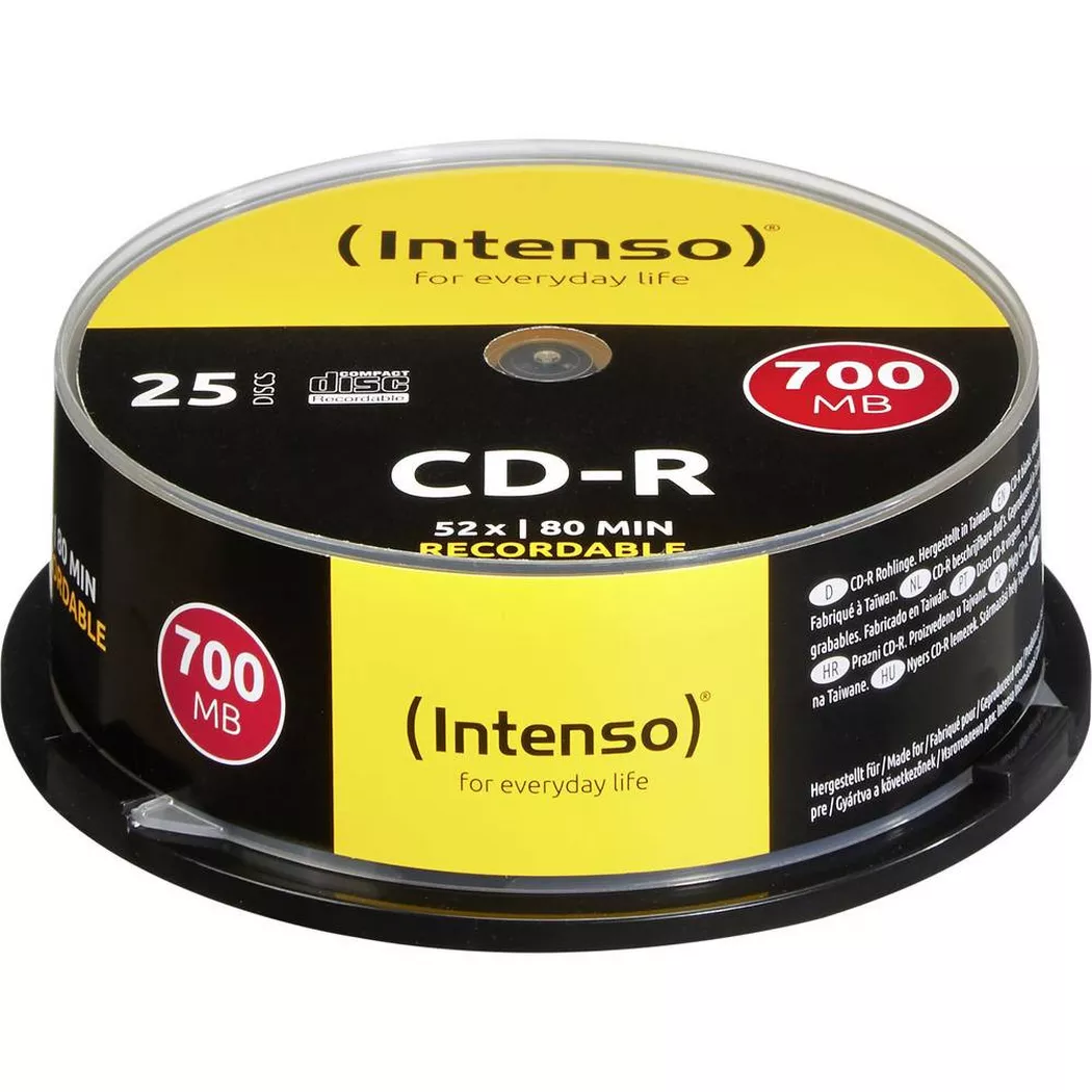 Intenso -  CD-R 80 25er Spindel, Silber
