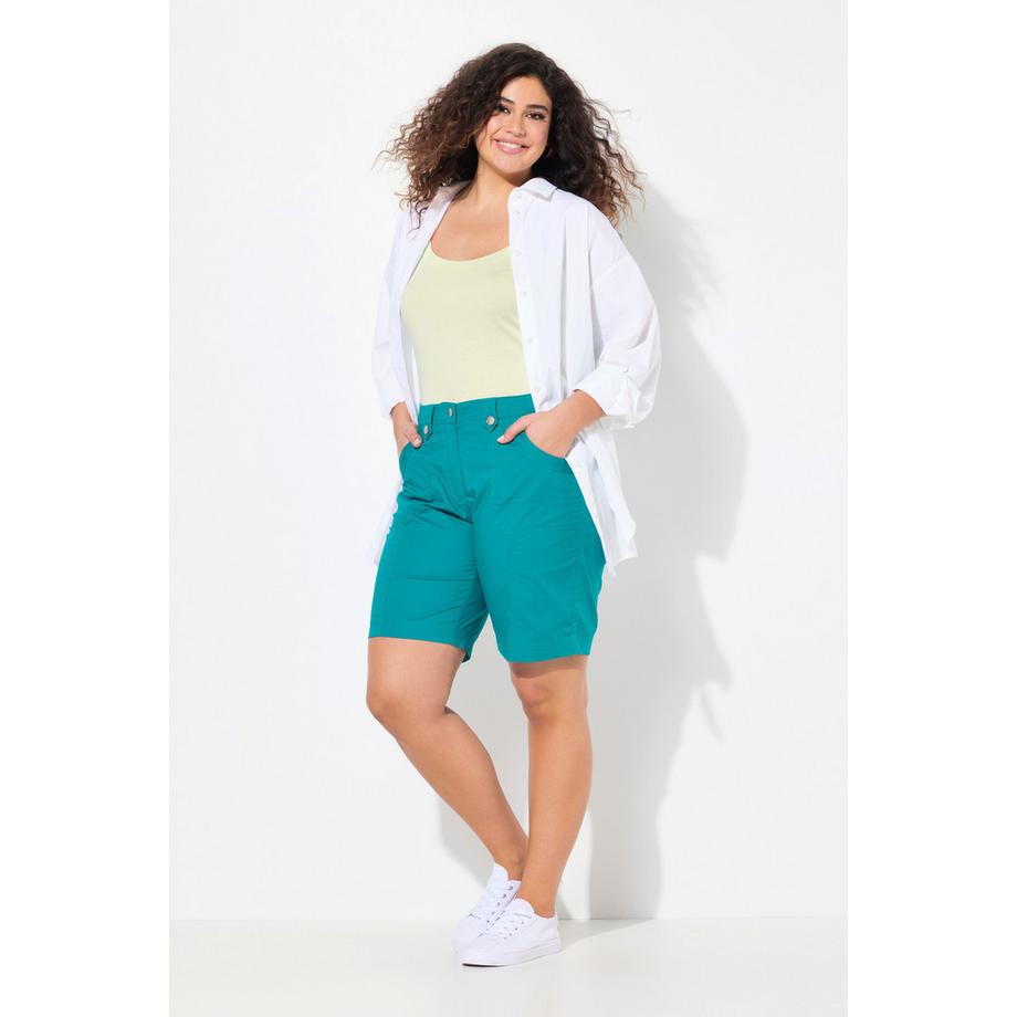 Ulla Popken Bermuda Cargo Vita Comfort Taglio 4 Tasche  