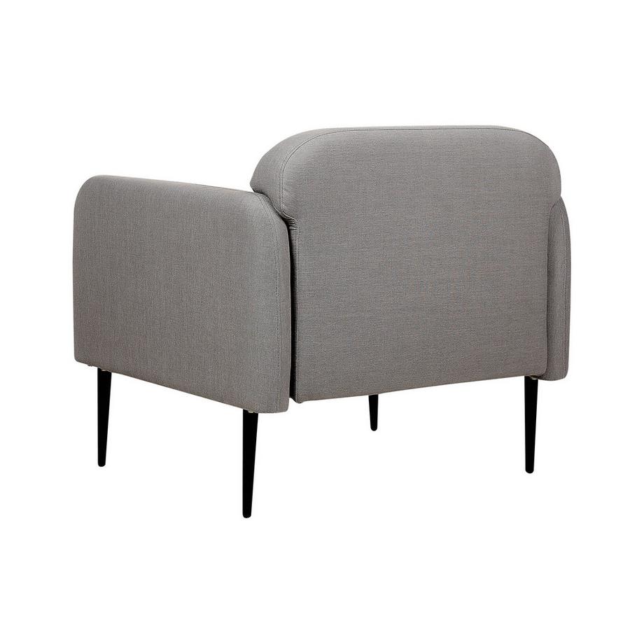 Beliani Sessel aus Leinen Retro STOUBY  