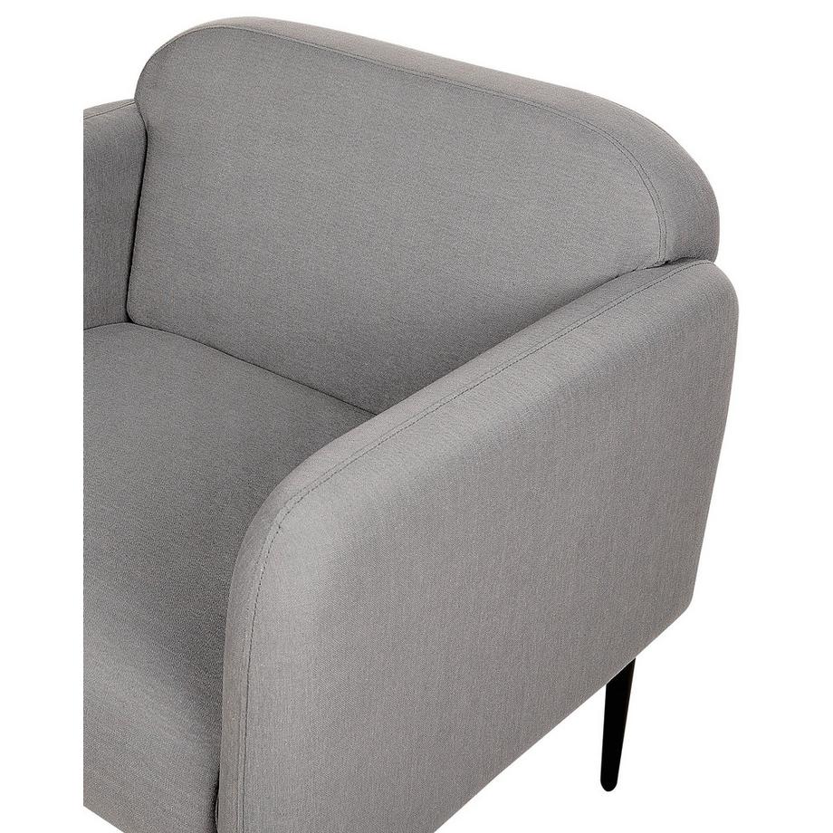 Beliani Sessel aus Leinen Retro STOUBY  