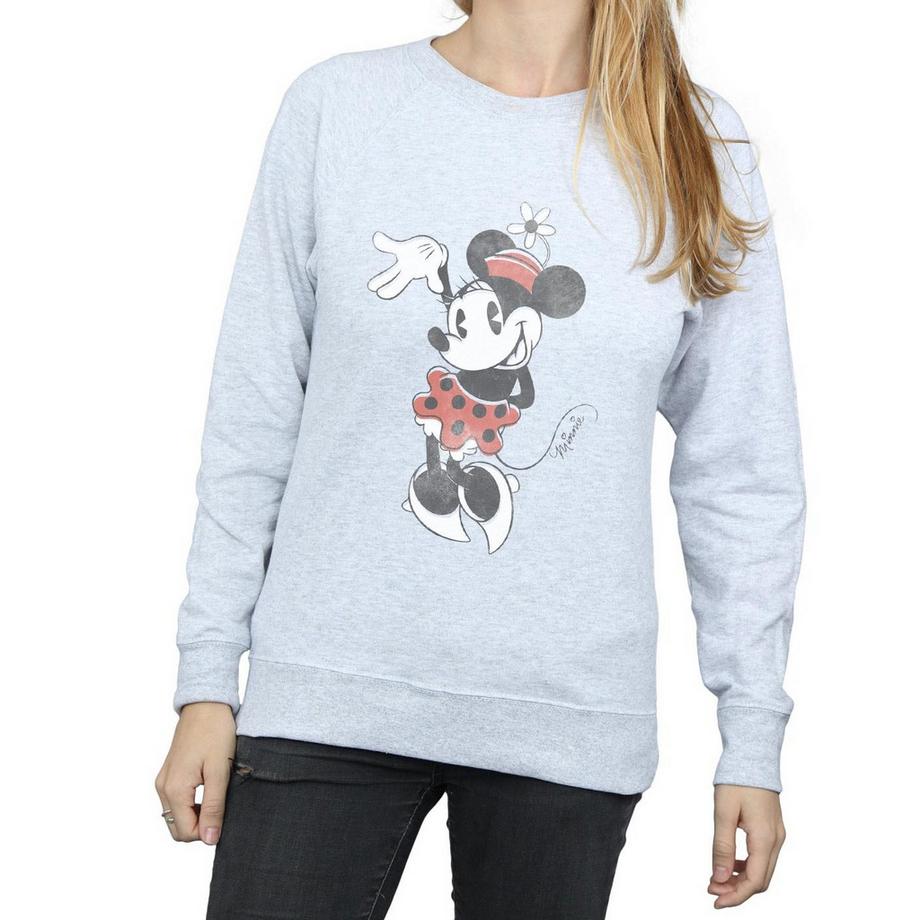 Disney Minnie Mouse Margherita Slim Fit Felpa  
