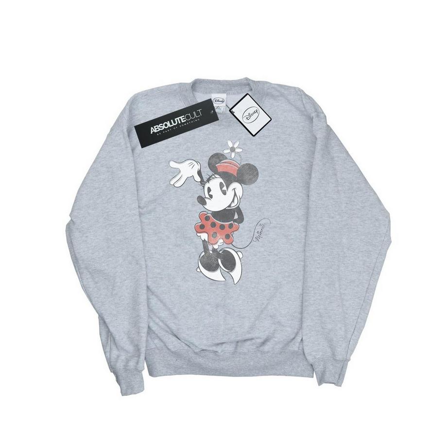 Disney Minnie Mouse Margherita Slim Fit Felpa  