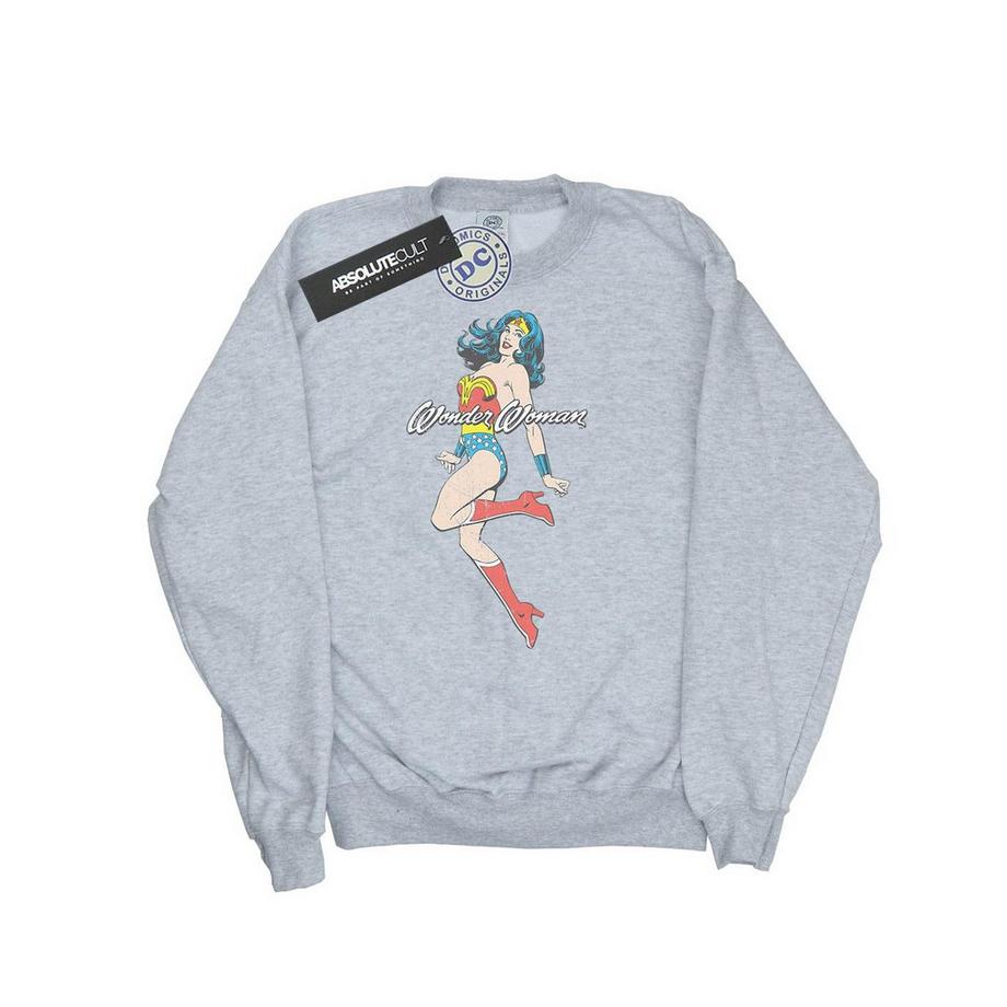 DC COMICS Wonder Woman Pin Up Felpa Slim Fit  