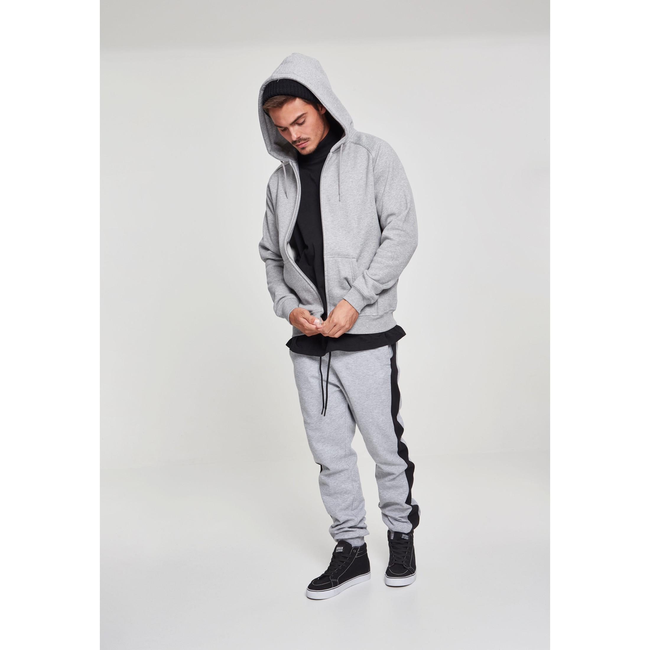 URBAN CLASSICS  weathirt à capuche grande taille urban claic zip 2.0 