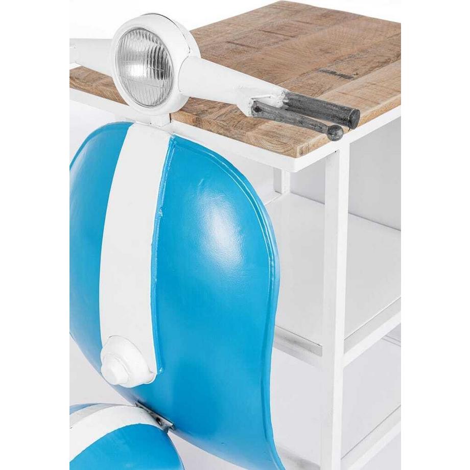 mutoni Console Bar Vespa bleu  