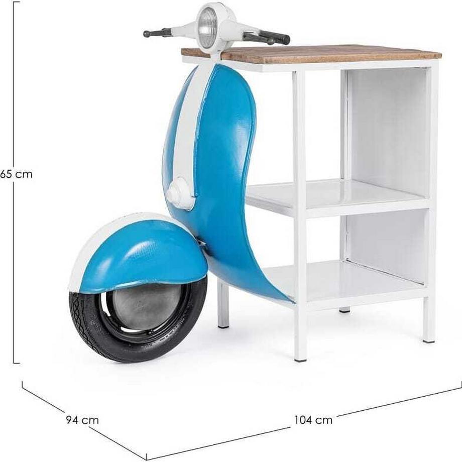 mutoni Console Bar Vespa bleu  