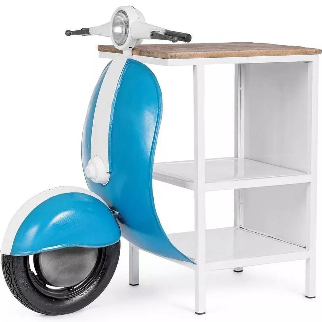 mutoni - Konsole Bar Vespa, One Size, Blau
