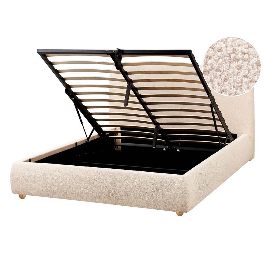 Lit ottoman en Bouclé  BLAGNAC