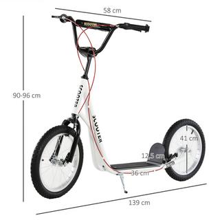 HOMCOM  Trottinette pour enfants 