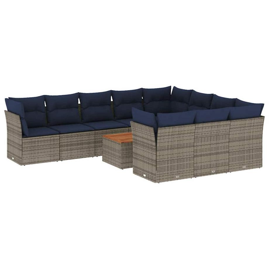 set divano da giardino Polirattan