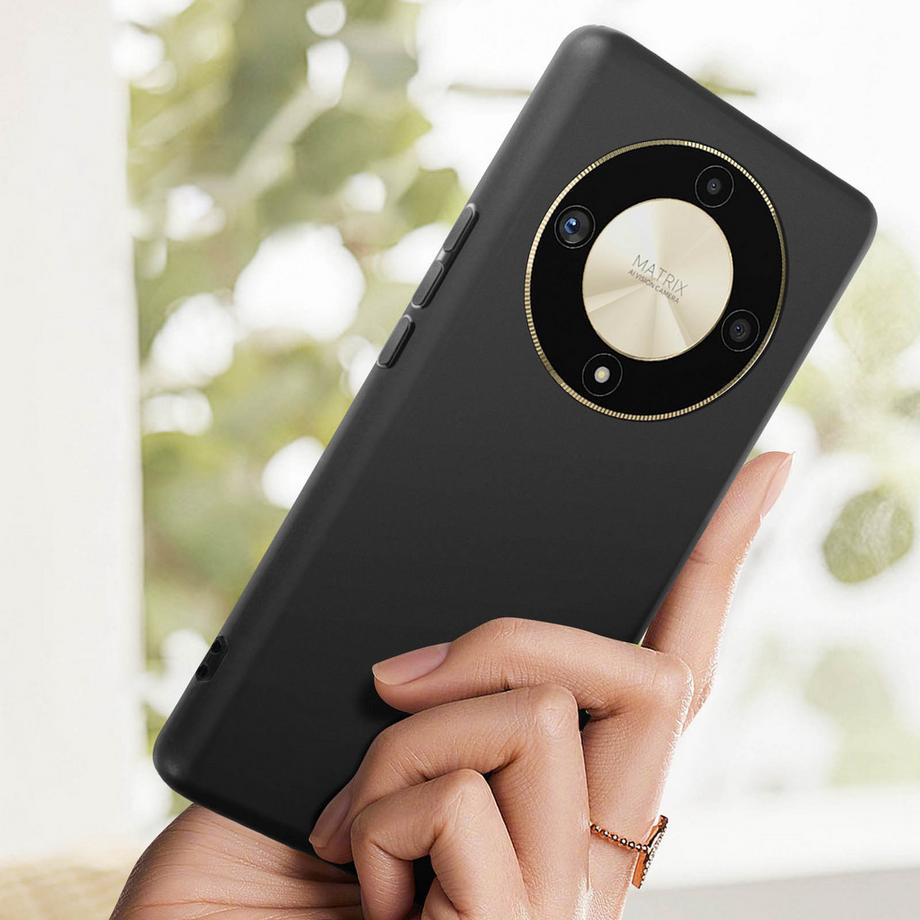 Avizar  Coque Honor Magic 6 Lite 5G Souple Noir 