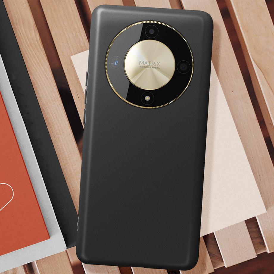 Avizar  Coque Honor Magic 6 Lite 5G Souple Noir 